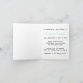 Het elegante Gestreepte Baby shower van het Meisje (Binnen)