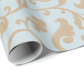 Het elegante girly monogram van het karamel cadeaupapier (Rol Hoek)