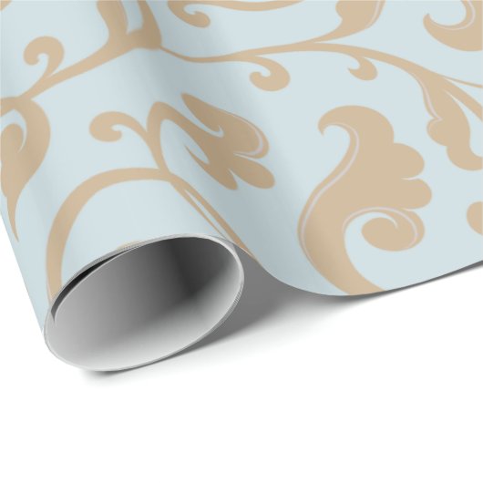 Het elegante girly monogram van het karamel cadeaupapier (Rol Hoek)