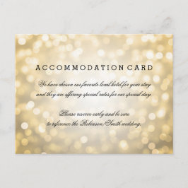 Het elegante Goud van de Aanpassing schittert Briefkaart