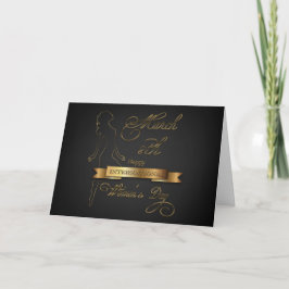 Het Elegante Goud van de Dag van internationale Kaart