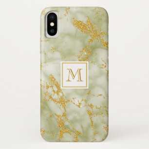 Het elegante Groene Marmeren Goud van Faux van het Case-Mate iPhone Case