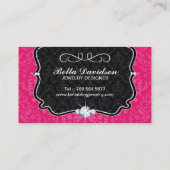 Het elegante Hete Roze Visitekaartje van het (Achterkant)