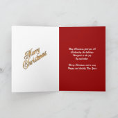 Het elegante hoogtepunt van Kerstmis - Feestdagen Kaart (Binnen)