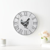 Het elegante Hout & de Kip van Rustieke Faux van Grote Klok (Huis)