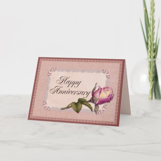 Het elegante Jubileum van het Kant Kaart (Voorkant)