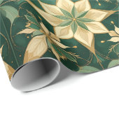 Het Elegante Kerstmis - Ster Cadeaupapier (Rol Hoek)