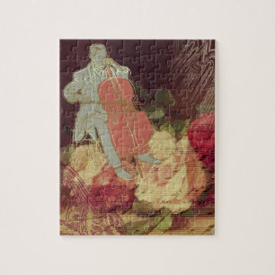 Het Elegante klassieke bloemen vintage ontwerp van Legpuzzel