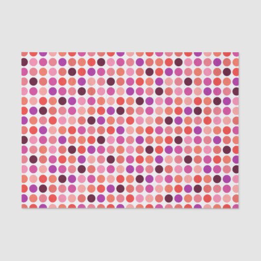 Het elegante kleurrijke monogram van het tissuepapier (Voorkant)