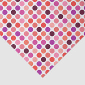 Het elegante kleurrijke monogram van het tissuepapier (Detail)