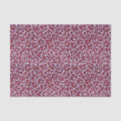 Het elegante kleurrijke rode paarse patroon van de tissuepapier (Voorkant)