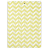 Het elegante Monogram van de Douane van de Chevron Klembord (Achterkant)