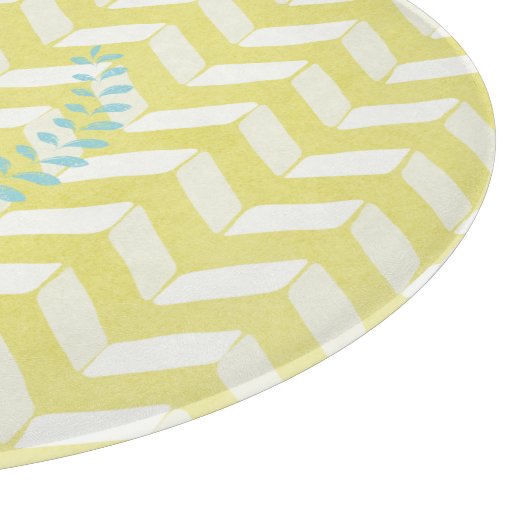 Het elegante Monogram van de Douane van de Chevron Snijplank (Hoek)