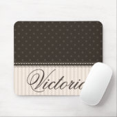 Het elegante Ontwerp van de Douane van de Stippen Muismat (Met muis)