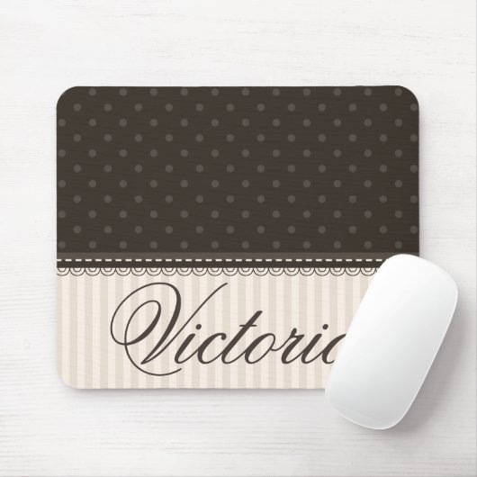 Het elegante Ontwerp van de Douane van de Stippen Muismat (Met muis)