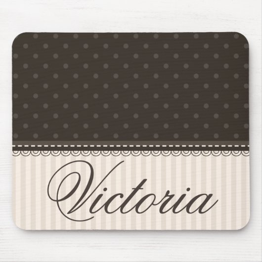 Het elegante Ontwerp van de Douane van de Stippen Muismat (Voorkant)