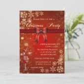 Het elegante Rode Glas, buigt de Collectieve Kaart (Staand voorkant)