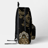 Het elegante teken Ohm. Bedrukte Rugzak (Links)