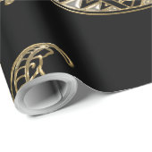 Het elegante teken Ohm. Cadeaupapier (Rol Hoek)