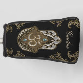 Het elegante teken Ohm. Golfheadcover (Voorkant)