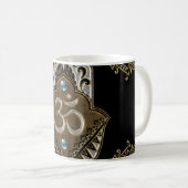 Het elegante teken Ohm. Koffiemok (Voorkant rechts)