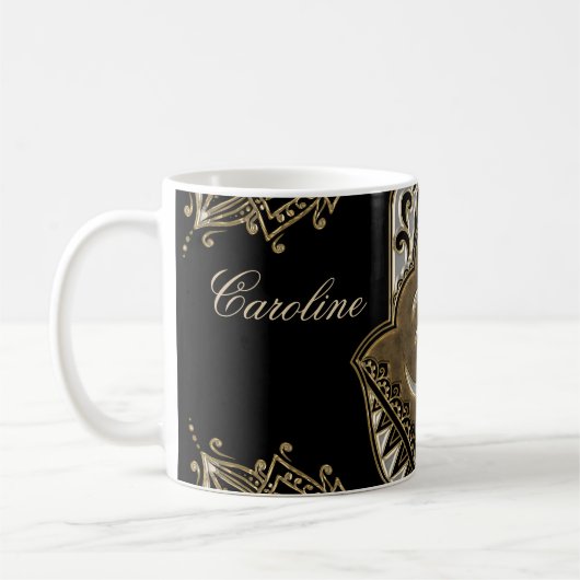 Het elegante teken Ohm. Koffiemok (Links)