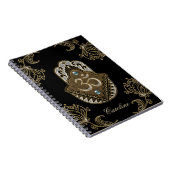 Het elegante teken Ohm. Notitieboek (Rechterzijde)