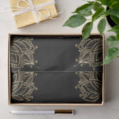 Het elegante teken Ohm. Tissuepapier (Geschenk)