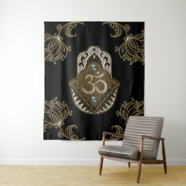 Het elegante teken Ohm. Wandkleed