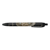 Het elegante teken Ohm. Zwarte Inkt Pen (Bodem)