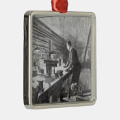 Het elektrische licht metalen ornament (Rechts)