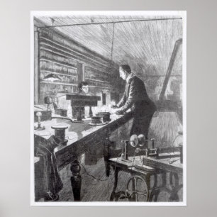 Het elektrische licht poster