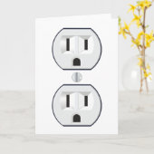 Het elektro Wenskaart van de Afzet Kaart (Gele Bloem)