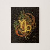 Het element van de Aarde van het Teken van de Legpuzzel (Verticaal)