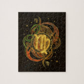 Het element van de Aarde van het Teken van de Legpuzzel (Verticaal)