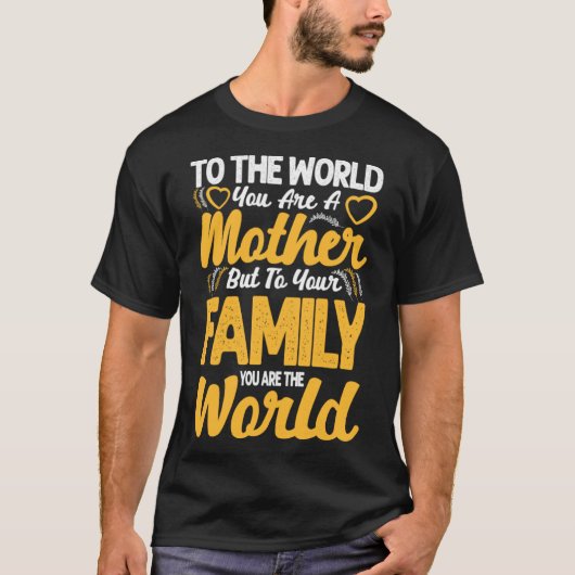 Het element van het leven is moeder 16 t-shirt (Voorkant)