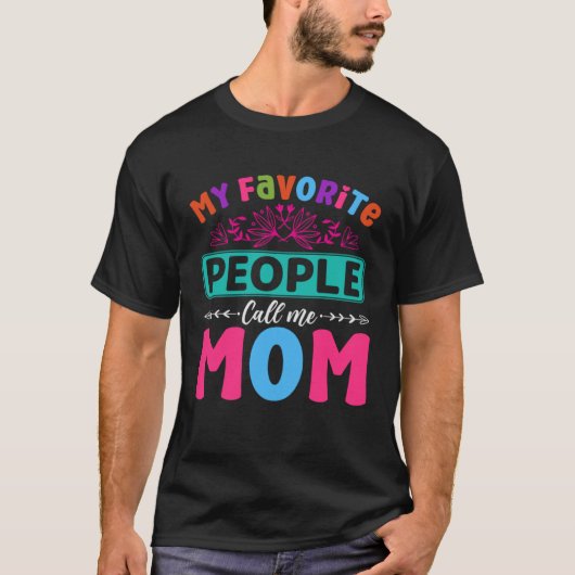 Het element van het leven is moeder 249 t-shirt (Voorkant)
