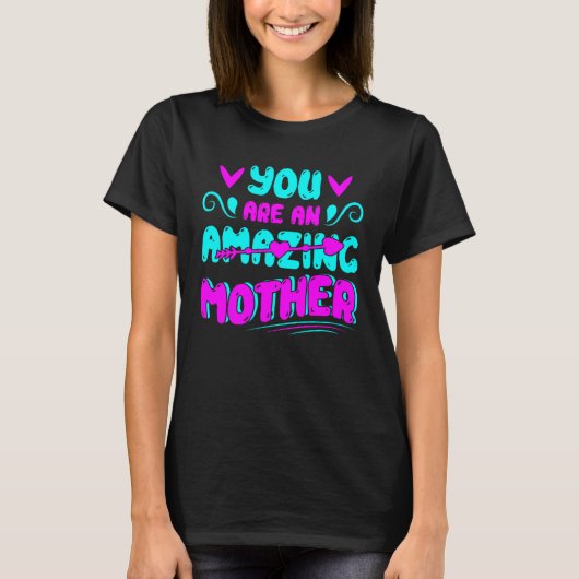 Het element van het leven is moeder 7 t-shirt (Voorkant)