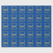 Het element van jou! Aangepaste naam Periodieke Ta Cadeaupapier (Vlak)