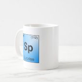 Het element van verbazing koffiemok (Voorkant links)