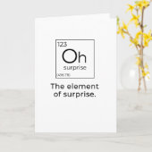 Het element van Verrassing! Spatie binnen! Kaart (Gele Bloem)