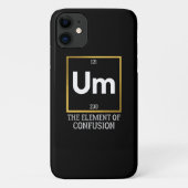 Het element van verwarring T-Shirt Case-Mate iPhone Case (Achterkant)