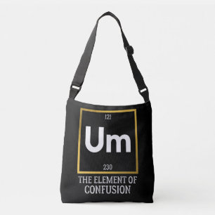 Het element van verwarring T-Shirt Crossbody Tas