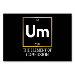 Het element van verwarring T-Shirt Kaart
