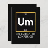 Het element van verwarring T-Shirt Save The Date (Voorkant / Achterkant)