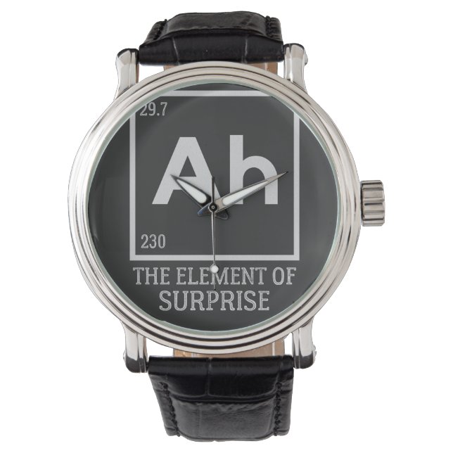 Het element verrassingen horloge (Voorkant)