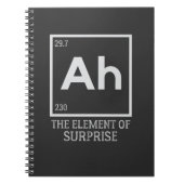 Het element verrassingen notitieboek (Voorkant)