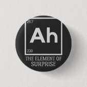 Het element verrassingen ronde button 3,2 cm (Voorkant)