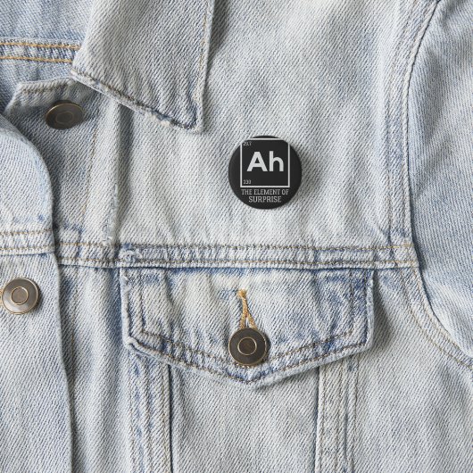 Het element verrassingen ronde button 3,2 cm (In situ)