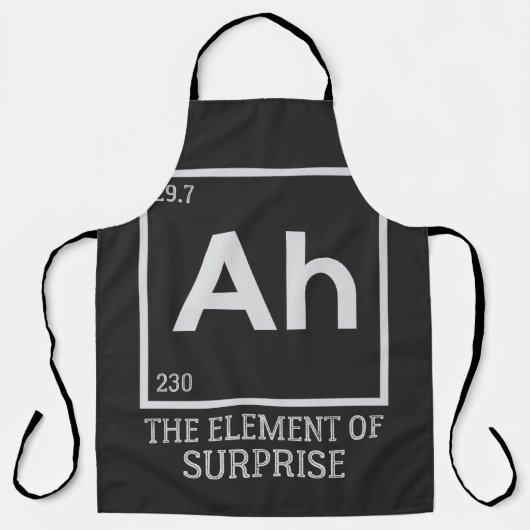 Het element verrassingen schort (Voorkant)